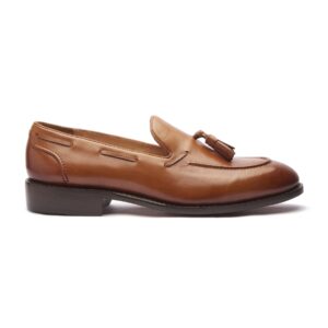 Quvadi Penny Loafer in French Tan