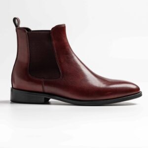 Quvadi chelsea Boot In Brown Red