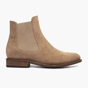 Quvadi Chelsea Boot In Suede Sand