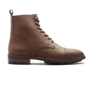 Quvadi Cap-Toe Derby Boot In Brown