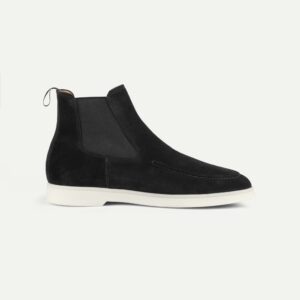 Quvadi Chelsea Boot Beige In Black