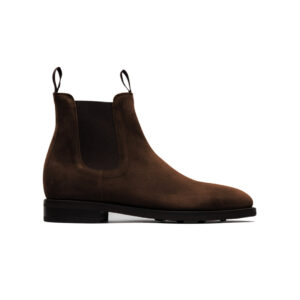 Quvadi Chelsea Boot In Suede Brown