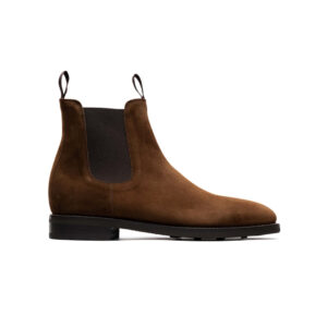 Quvadi Chelsea Boot In Suede Tan