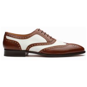 Quvadi Tyrel Brown White Brogue