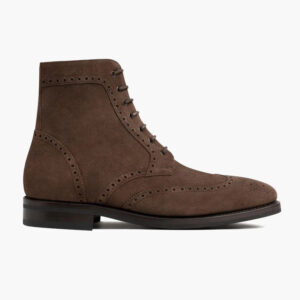 Quvadi Service Boot In Suede Brown