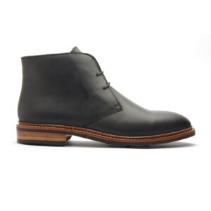 Quvadi Chukka Boot - Black Pull-up