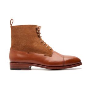 Quvadi Captoe Derby Boot - British Tan