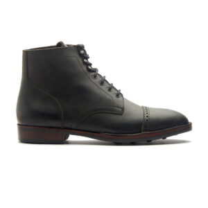 Quvadi Service Boot - Black Waxy Pullup