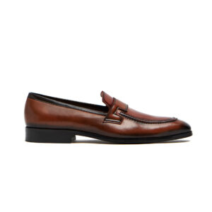 Quvadi Stitch Detail Slip-On In Tan