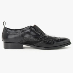Quvadi Stitch Detail Slip-On In Black