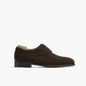 Quvadi Hatch Grain In Suede Dark Brown