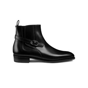 Quvadi Cross Strap boots In Black