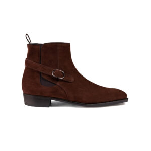 Quvadi Cross strap boots In Brown