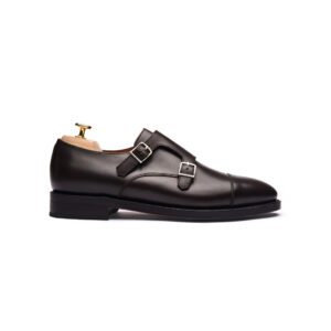 Quvadi Double Monk strap shoes - black