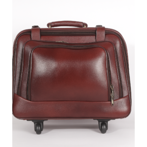 Allwentoe Premium I8 Inch Regal Glide Leather Trolley
