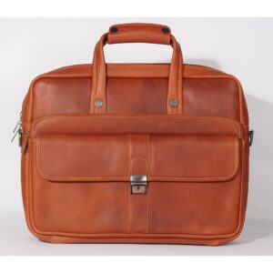 Allwentoe Premium Sleek Business Bag with Lock Closure-15.6 Inches