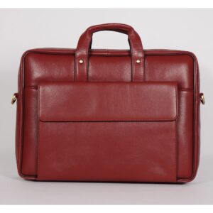 Allwentoe Premium Maroon Leather for Professionals -15.6 Inches