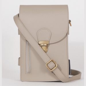 Allwentoe Street-Style Leather Sling Bag – Bold Design