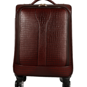 Allwentoe Premium leather Elite Series Laptop Trolley Bag